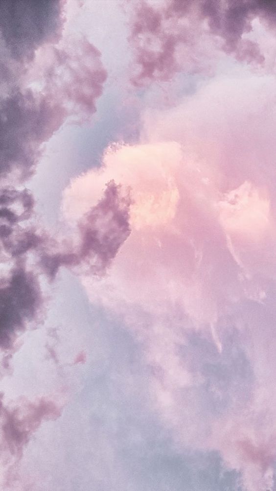 Hình nền mây màu hồng