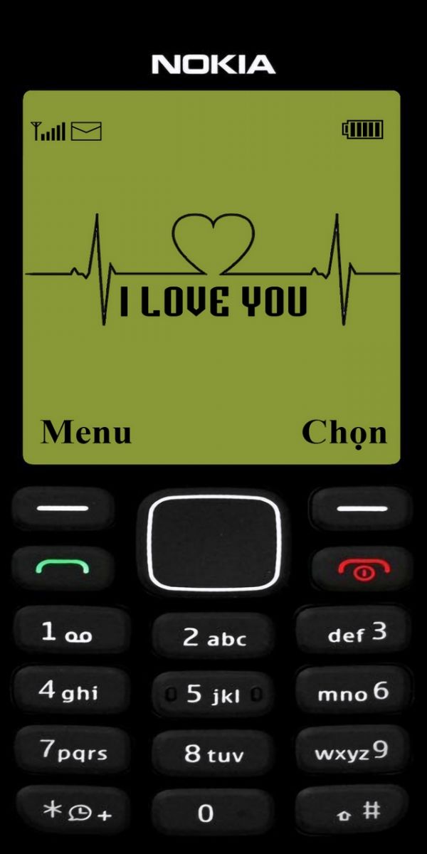 Hình nền i love you Nokia cho iPhone