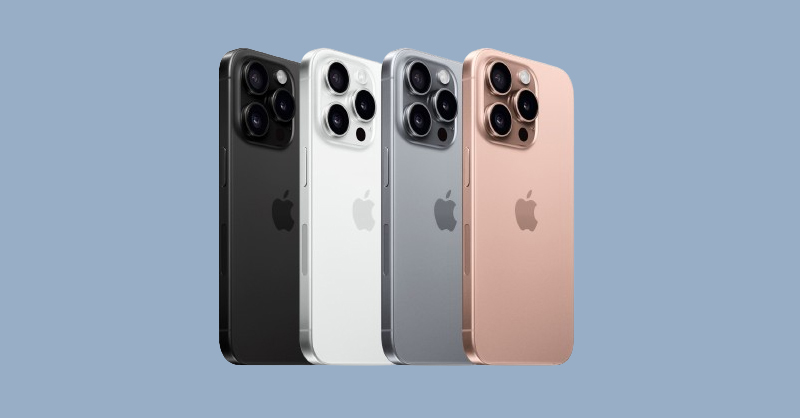 iPhone 16 Pro có thêm 2 màu lấp lánh mới